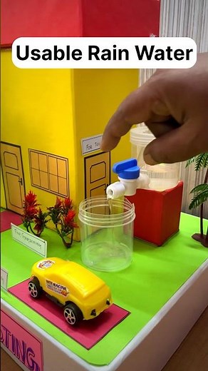 Rain Water Harvesting Working Model | 3D DIY School Project | Science Exhibition Model |Komodo craft