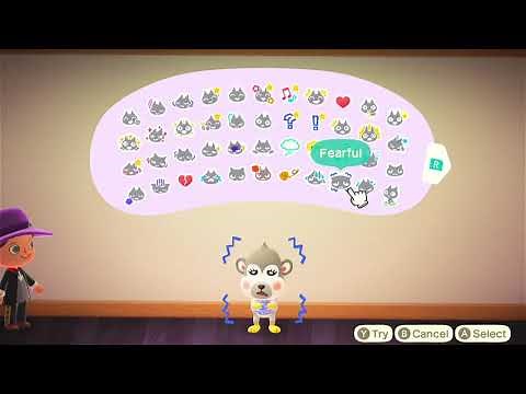 All 56 Emote Reactions from Shari (in Animal Crossing: New Horizons)