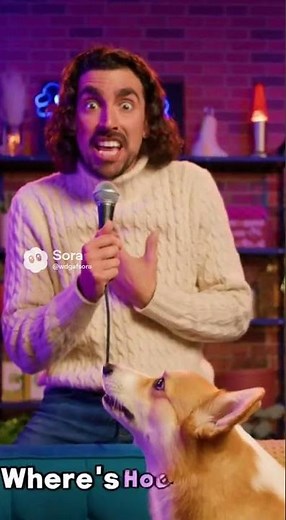 Parody Song Dog Shock Meme | AI Video, Sora Flipbook Animation