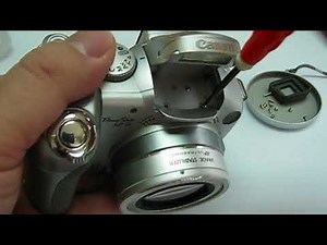 S2 IS Canon Powershot Teardown and bsod (black screen of death) repair