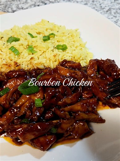 Bourbon Chicken Recipe - Easy Bourbon Chicken with Hoisin & Bourbon