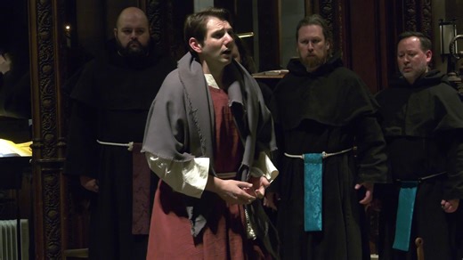 "Pittsburgh Opera’s production of Curlew River is indeed a spiritual experience, moving and vulnerable," raves onStage Pittsburgh: https://onstagepittsburgh.com/2026/01/28/review-a-spiritual-and-vulnerable-experience-at-pittsburgh-operas-curlew-river/ Two performances remain (Friday and Sunday)! | Pittsburgh Opera