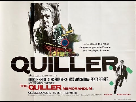 The Quiller Memorandum (1966) HD. Great Spy Movie
