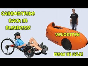 Velomtek Now in USA and Carbontrike Back in Business!