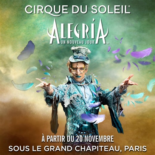 ALEGRIA, l’un des spectacles les plus emblématiques du Cirque du Soleil, est de retour sous le chapiteau à Paris ! 🎪 🎟️ Les billets sont en vente maintenant | Cirque du Soleil