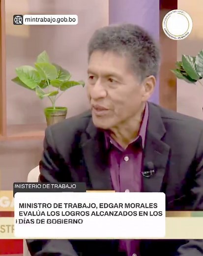 🇧🇴 El ministro de Trabajo, #EdgarMorales, evalúa los logros alcanzados en estos primeros 100 días de gobierno. #SiempreBolivia #ConPrincipiosYValores