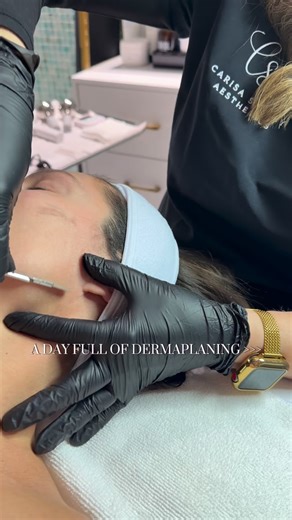 Real clients. Real glow ✨ Dermaplaning helps brighten skin, smooth texture, and creates the perfect canvas for skincare makeup. Once you try it… you’ll never go back😉 #yourkyskinbestie #carisasearcyaesthetics #estiebestie #dermaplanefacial | Carisa Johnson Searcy