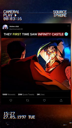 THEY COOKED BY SEEINGS INFINITY CASTLE 🤯🙀☠️🥶.#demonslayer #anime #shorts