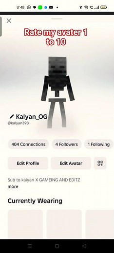 Rate my avatar ❤️ 1 to 10 😄