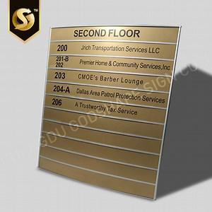 [Hot Item] Customized Wayfinding Signage Building Floor Index Direction Sign Plate in System