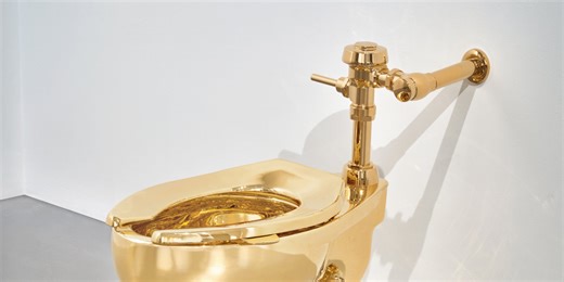 Exclusive | His Duct-Taped Banana Sold for $6.2 Million. What Will His Gold Toilet Fetch?