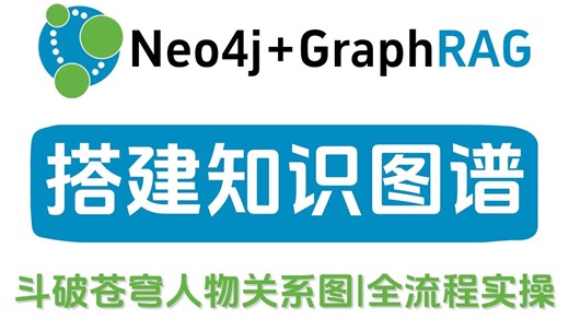 【保姆级教程】GraphRAG+Neo4j 搭《斗破苍穹》本地知识库！知识图谱可视化全流程实操，小白狂喜！看完就能上手！附文档