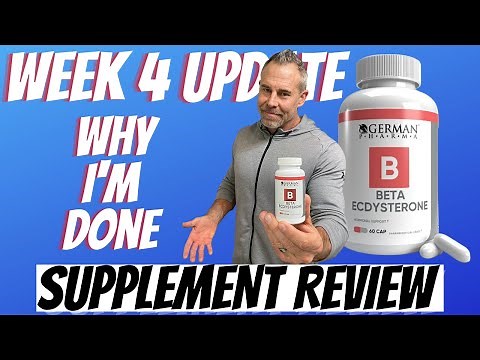 German Pharma Ecdysterone Review | My Honest 4 Week Update | Beta Ecdysterone Results