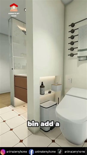 Just Removing One Wall Changed This Bathroom!