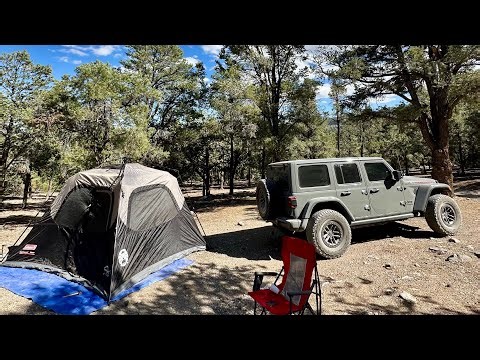 Off-Road Camping Adventure | Jeep 4x4 Mountain Trails & Tent Setup @OffroadTrailTent 