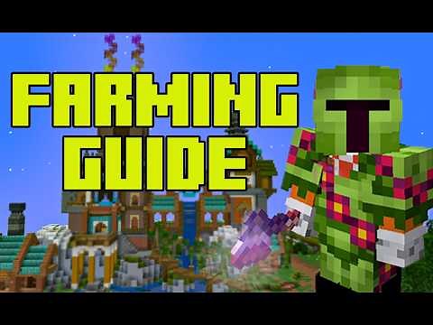 Hypixel SkyBlock FARMING GUIDE #hypixelskyblock