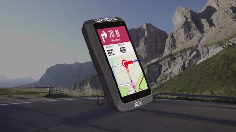 SIGMA Sport ROX 12.1 EVO GPS Bike Computer, White/Night Grey, Navigation, Workout, Indoor & Outdoor Training, Quick Mounting, E-Bike Ready, Smart Phone Connectivity, Lightweight, Basic Set