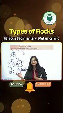 3 Types of Rocks Explained in 30 Seconds! 🔥 | Igneous, Sedimentary & Metamorphic