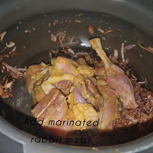 How to cook rabbit meat. #rabbitmeat #Howtocookrabbitmeat #cookathome #food #yummy