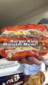 Tasty on Instagram: "Burger King went all out for their Monster Menu this year, from the fang-shaped Vampire Nuggets 🧛‍♂️ to the Jack-o-Lantern Whopper 🎃. Which of these would you try first? 🧟‍♂️ @juanbiteatatime"
