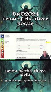 DnD Heroes of Forgotten Realms Scion of the Three Rogue Dread Allegiance Subclass Ability