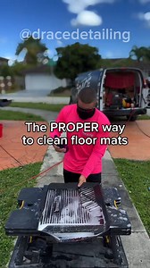No better way to clean and protect floor mats than this 💦 Drace Detailing — Do Right and Clean Everything. 🖤❤️ 👀 Looking to get your investment professionally serviced? Look no further!👇 | Drace Detailing