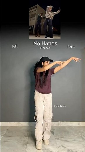 No Hands TikTok Trend Dance Tutorial [ Mirrored ] #dancechallege