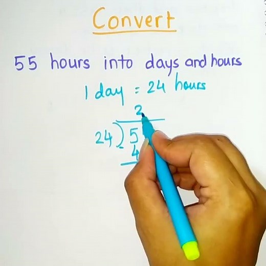 Conversion of hours into days|#$horts By Learn-It Academy 🙏😊👍