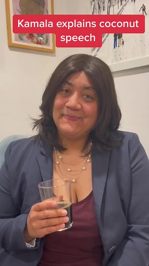 Kamala Harris Coconut Speech Explained | Alien Reese Impersonation