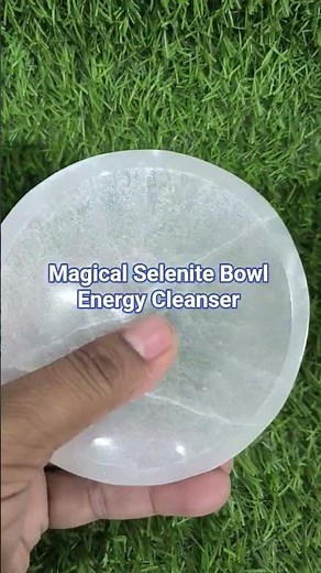 Keep Your Crystals Energized with Selenite Bowl Selenite Bowl for Crystal Charging