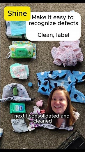 Organize Anything with 5S - Diaper Bag example