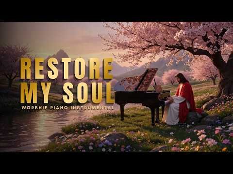 RESTORE MY SOUL - Soaking Worship Piano Instrumental | Deep Healing & Renewal