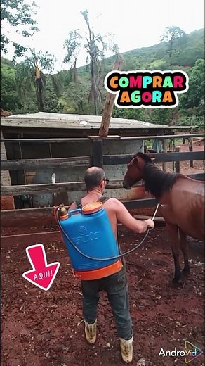 Manual backpack sprayer, 20 liters.