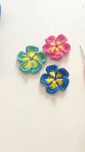 Crochet Two Colors Flower | Crochet Royal