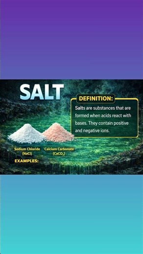 #Salt definition and examples chemistry