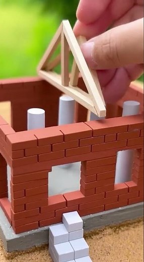 Building a Mini Modern House | Realistic Miniature DIY Construction Process