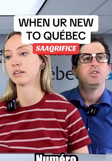 No SAAQ icitte! (Ft. @Michelle Furtado ) #franglais #comedy #saaq #languagebarrier #quebec