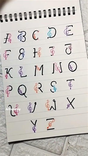 Alphabet Letter font//unique hand lettering //Alphabet fonts ‪@artbyvincy‬