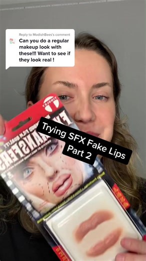 Trying SFX Fake Lips Tutorial | Makeup Transformation