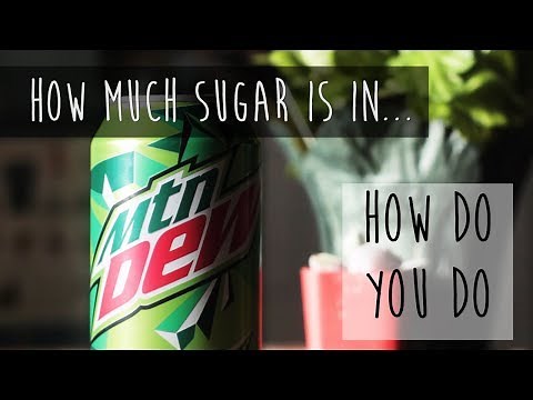 How Much Sugar is in a Can of Mountain Dew