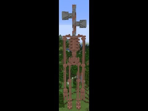 Siren Head Build Tutorial | Minecraft 2023