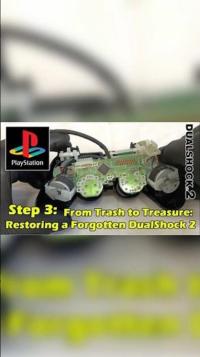 From Trash to Treasure: Restoring a DualShock 2 3/4 #asmr #diy #sony #playstation #restoration