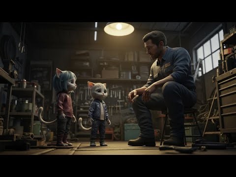 'We Lost Mommy… She Went For Food And Never Came Back' — Little Alien Cat Girl Told Human Mechanic