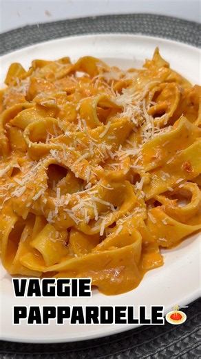 🍝 Pappardelle with Roasted Vegetable and Ricotta Cream