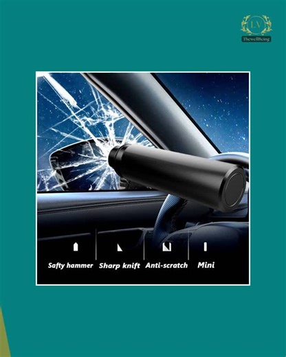 ThewellBeing4ALL on Instagram: "🚗 Your safety, our priority! Get the ultimate peace of mind on the road. Introducing the EAFC 2 in 1 Mini Car Safety Hammer! 🛠️🔪 This versatile tool not only breaks windows in emergencies but also cuts seat belts to ensure a swift escape. Compact and durable, it fits perfectly in your glove compartment for effortlessly stylish protection. Have confidence in every drive, knowing you’re prepared for the unexpected! ✨ Don't wait—grab yours for just $14.68 and secu