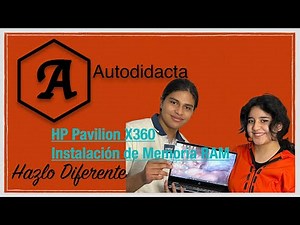 Actualización de RAM, HP Pavilion X360