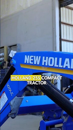 Check out this New Holland Workmaster 25S in the shop being prepped for delivery to a customer!