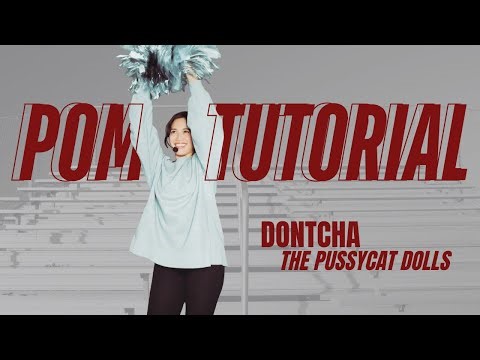 Pom Routine Dance Tutorial | Dontcha by The Pussycat Dolls | Mini Class | At Home Dance