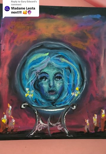 Exploring Madam Leota's Haunted Mansion Art