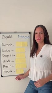 Aprende a usar durante, antes, después y desde en francés 🇫🇷 Palabras simples que te ayudan a situarte en el tiempo y hablar con más naturalidad. 👉 Ahora a practicar: escribe una frase con alguna de estas palabras en los comentarios. À plus, Caro 🥰 | Francés con Caro - Caro Chevrand